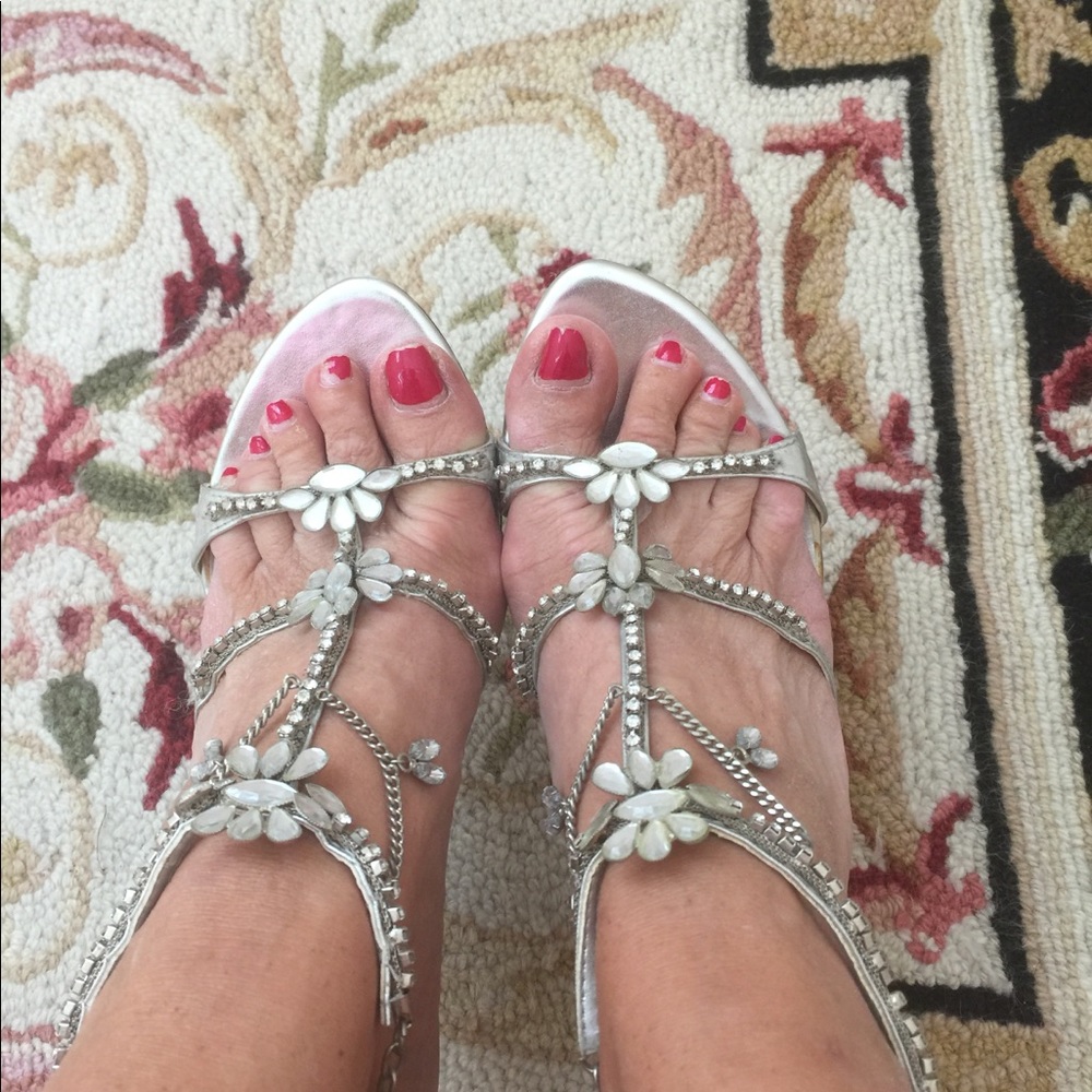 Diamond accent shoes